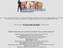 Tablet Screenshot of legwebmasters.com